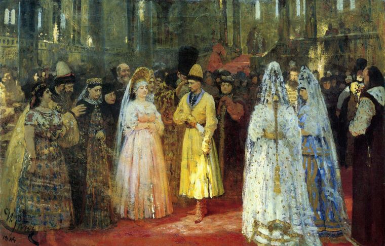 Репродукции картин Выбор царской (великокняжеской) невесты