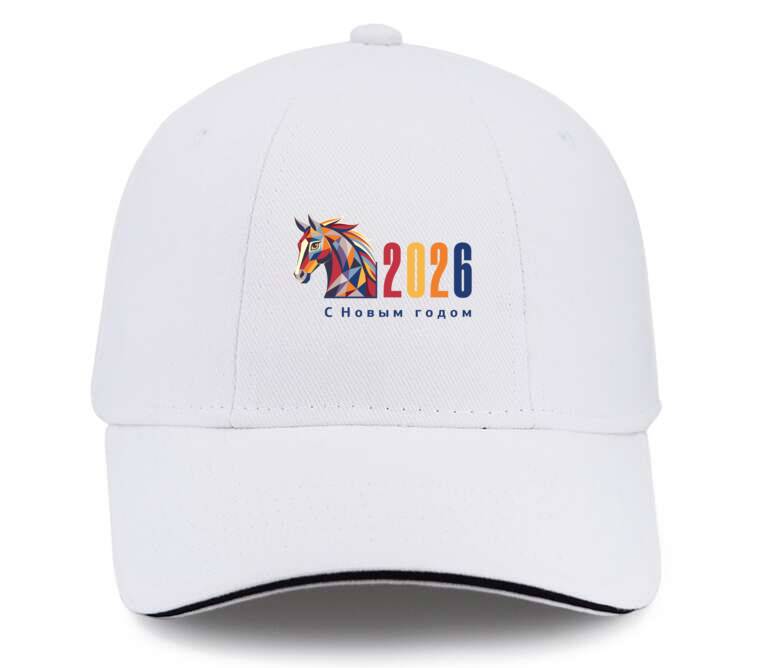 Кепки, бейсболки с прямым козырьком  2026 Год лошади 