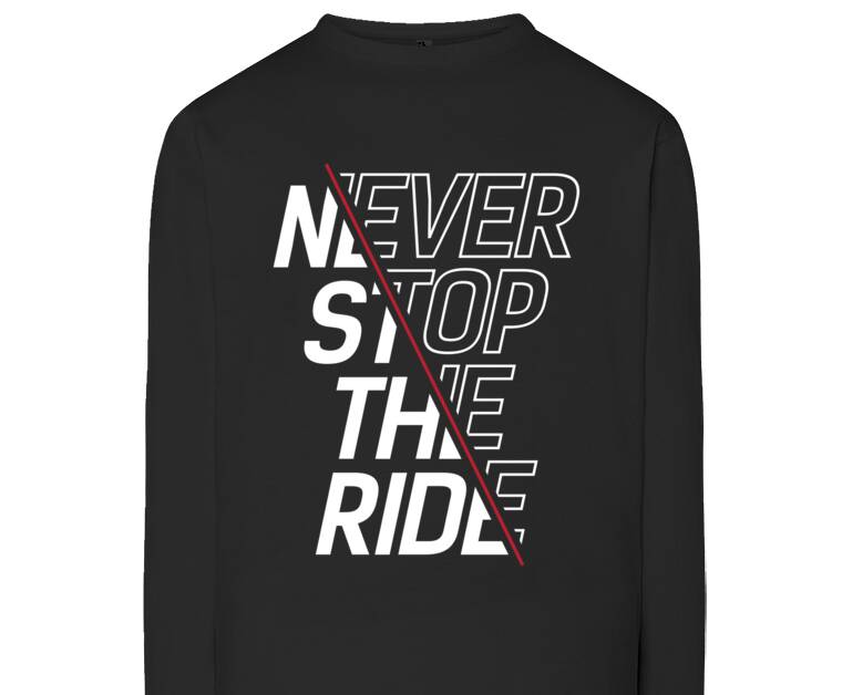 Лонгсливы NEVER STOP THE RIDE