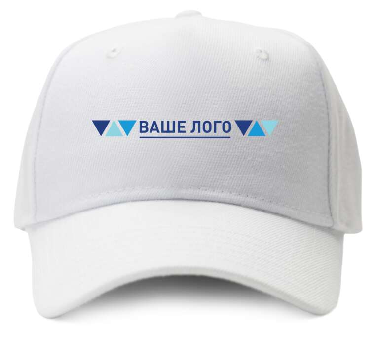 Кепки, бейсболки Промо Ваш логотип - Синяя геометрия