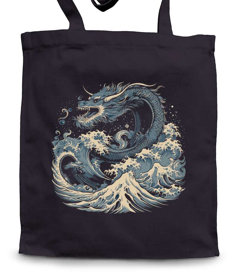 Сумки-шопперы Морской дракон в китайском стиле