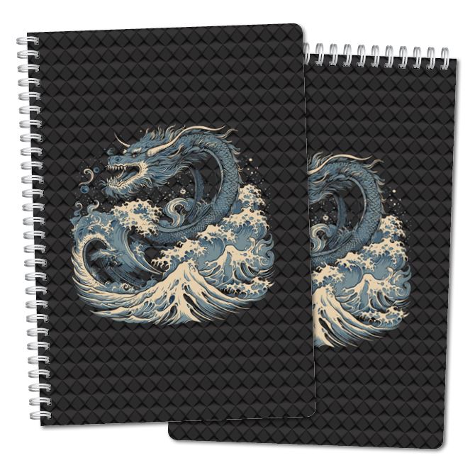 Блокноты Морской дракон в китайском стиле
