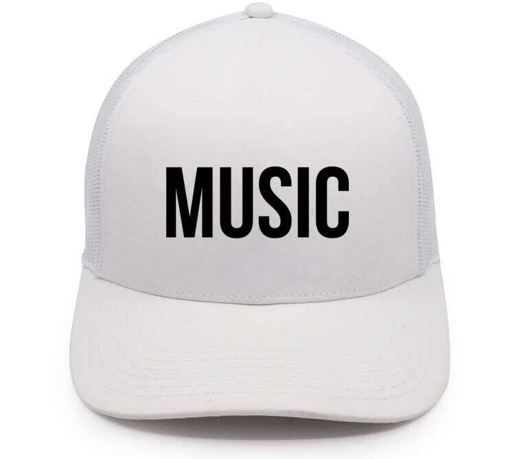 Кепки, бейсболки с сеткой Music