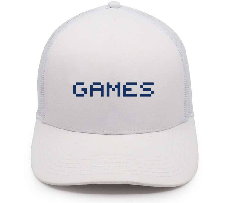 Кепки, бейсболки с сеткой Games