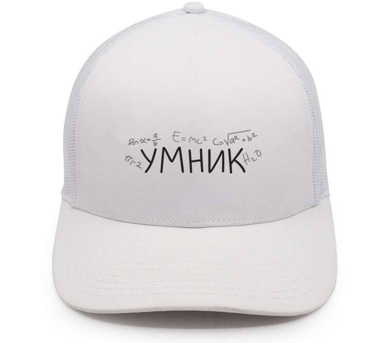 Кепки, бейсболки с сеткой Умник