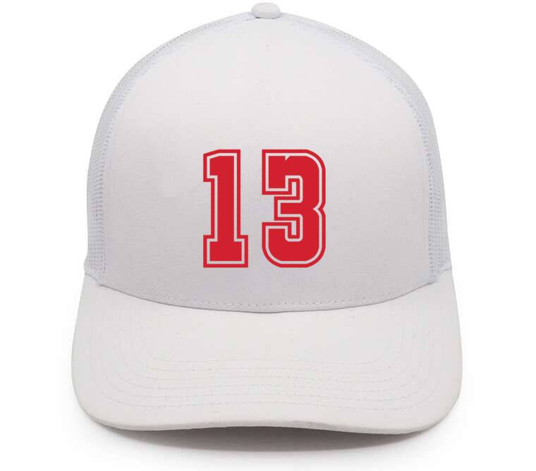 Кепки, бейсболки с сеткой Номер в спортивном стиле