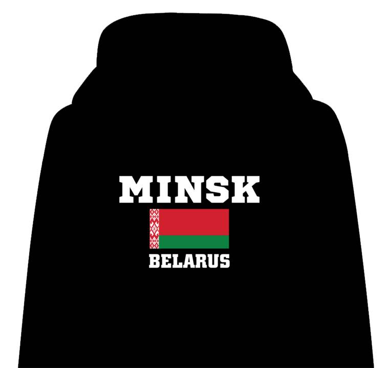 Толстовки, худи детские Флаг Беларуси и надпись Minsk Belarus Толстовки, худи детские Флаг Беларуси и надпись Minsk Belarus