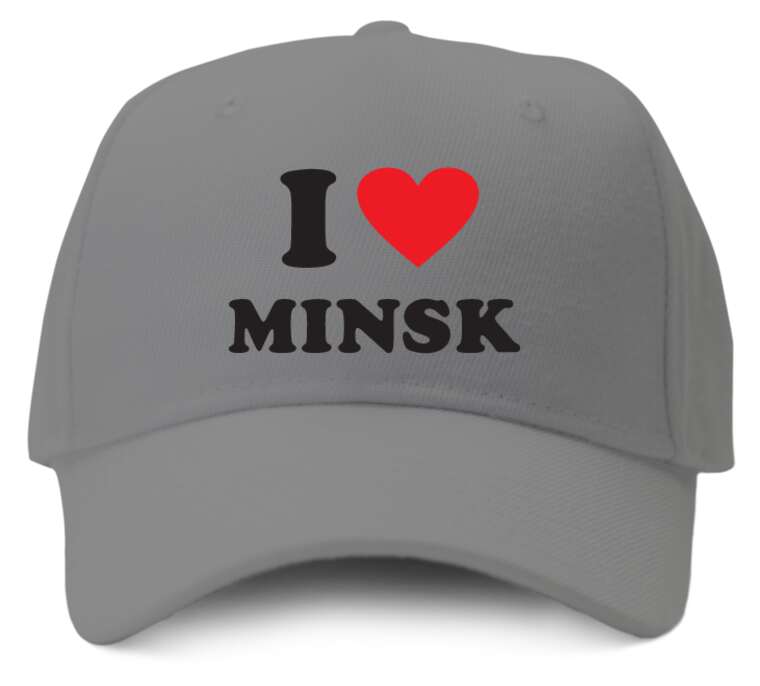 Caps, baseball caps, Panama I love Minsk