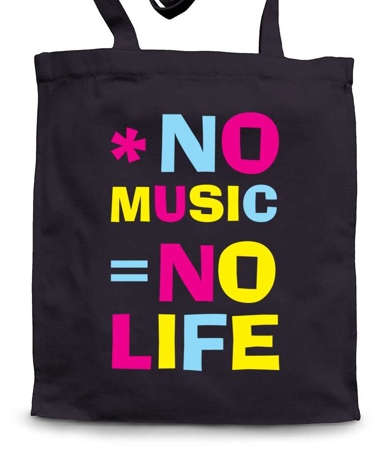 Shopping bags No music - no life