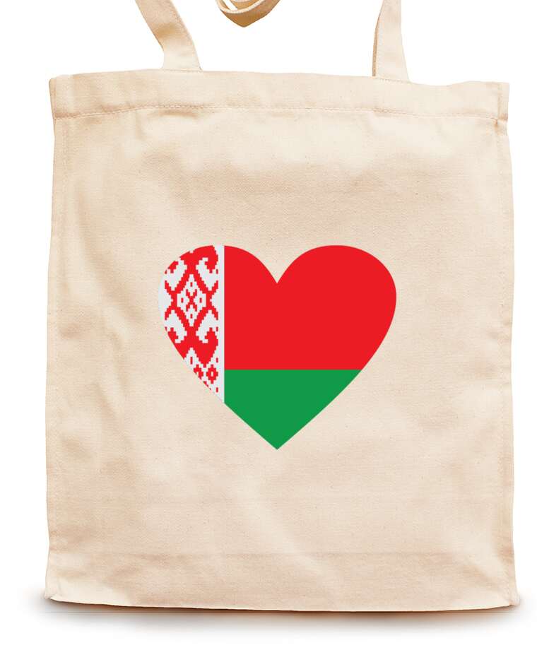 Shopping bags Belarusian heart
