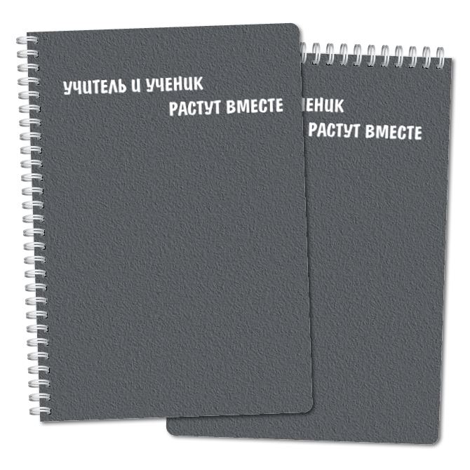 Тетради, скетчбуки Цитата Учитель и ученик