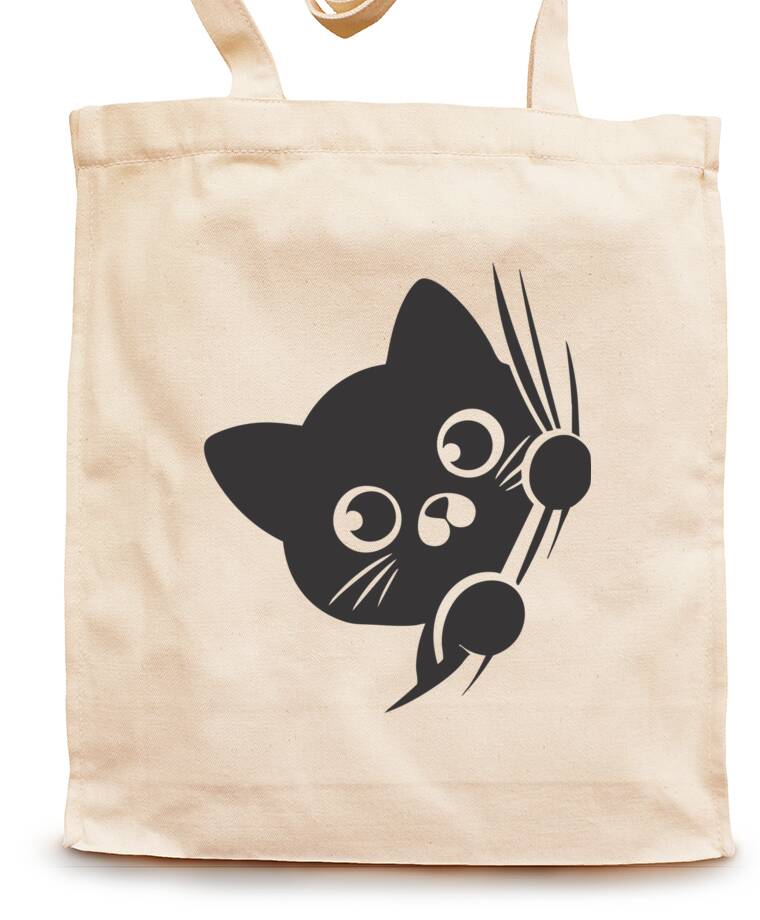 Сумки-шопперы The kitten peeks out