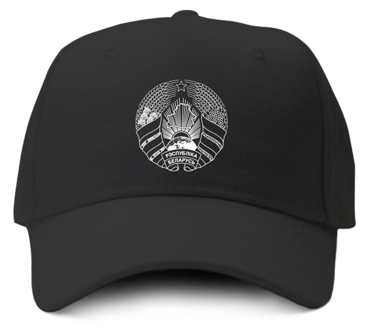 Кепки, бейсболки с принтом Герб контур