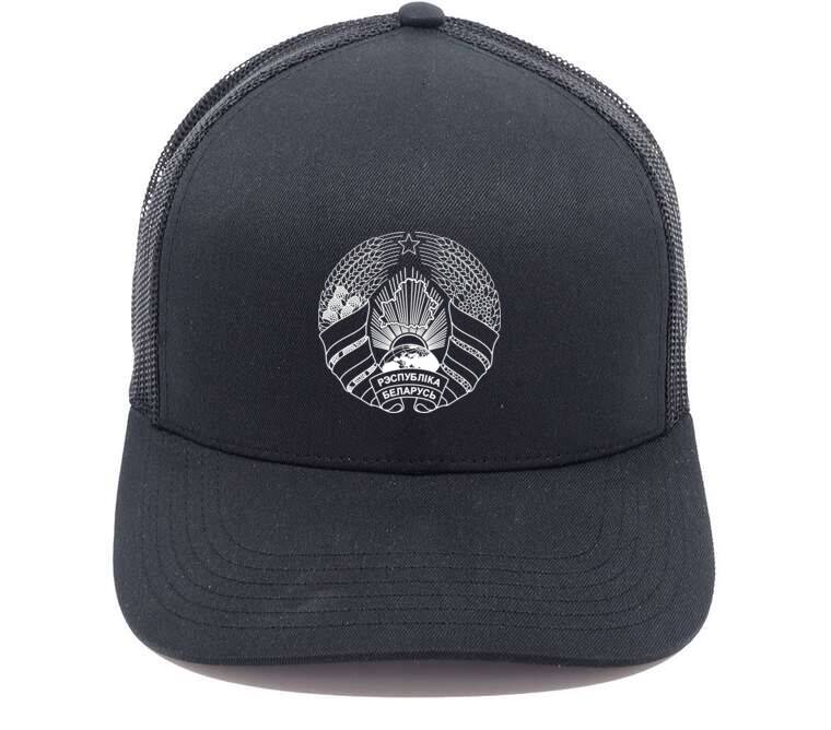 Кепки, бейсболки с сеткой Герб контур