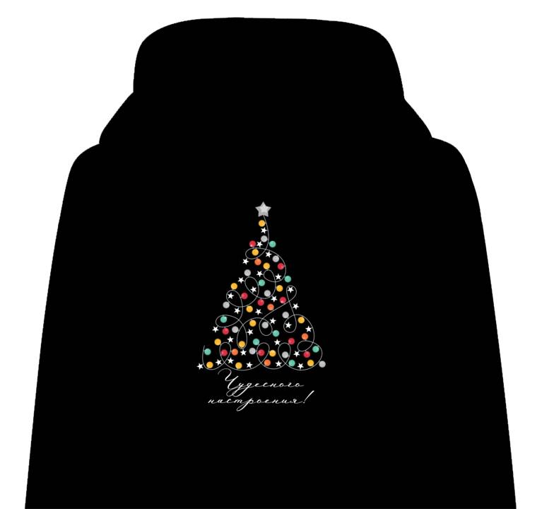 Толстовки, худи детские The Christmas tree of a wonderful mood