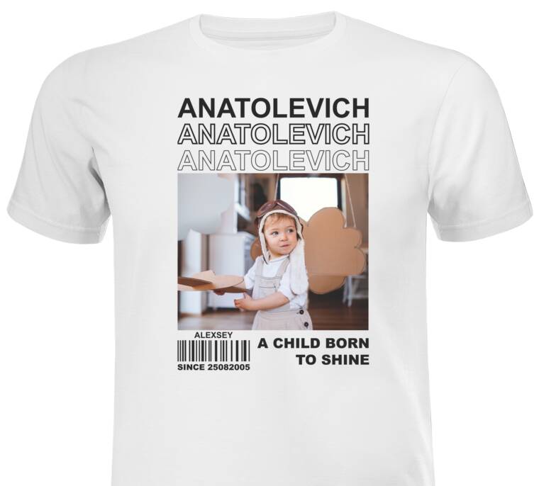 Майки, футболки промо Фото и отчество