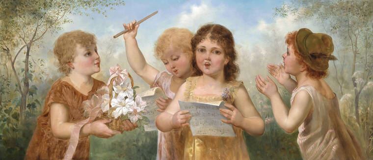 Картины на фотобумаге Весенний концерт