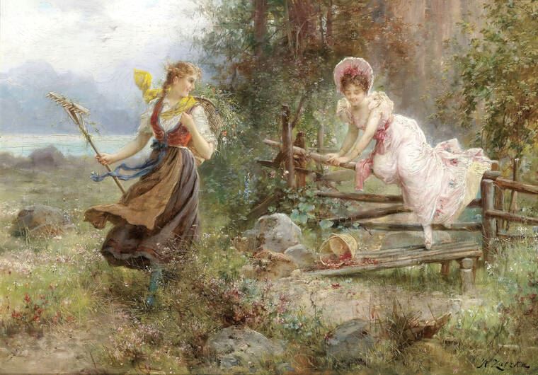 Картины на подрамнике The berry picker