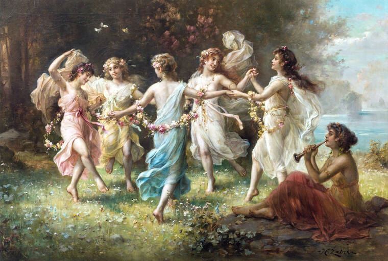 Картины, фото с паспарту Dance