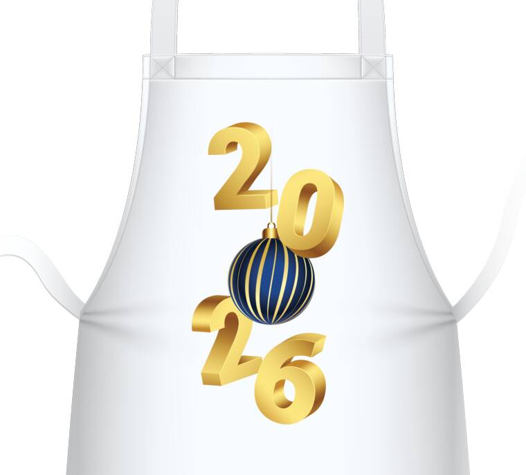 Фартуки Новогодний шар 2026 Фартуки Новогодний шар 2026