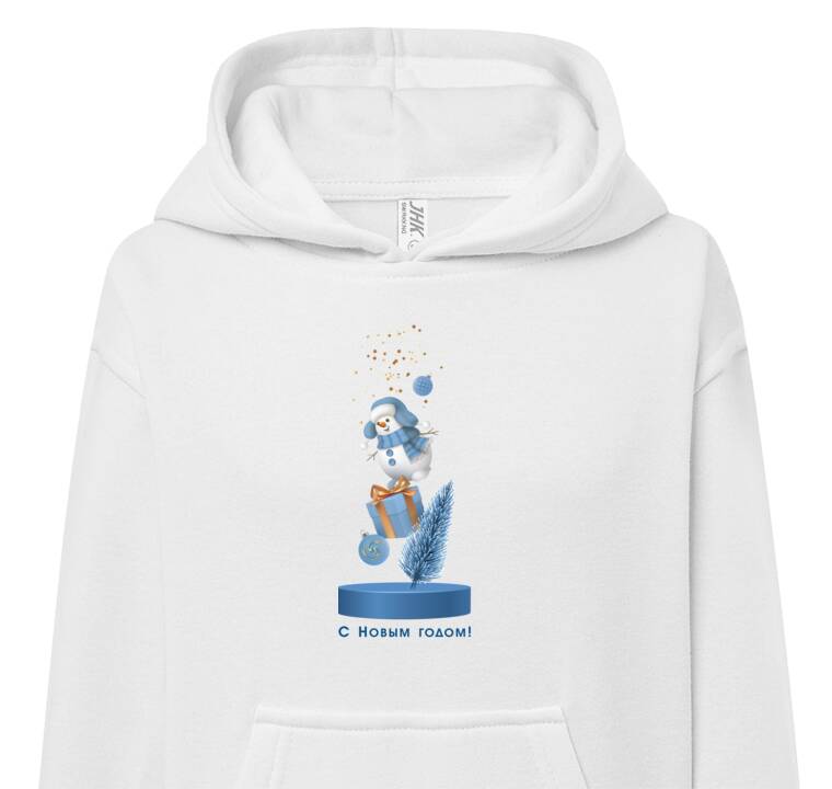 Толстовки, худи детские Snowman Christmas tree gift