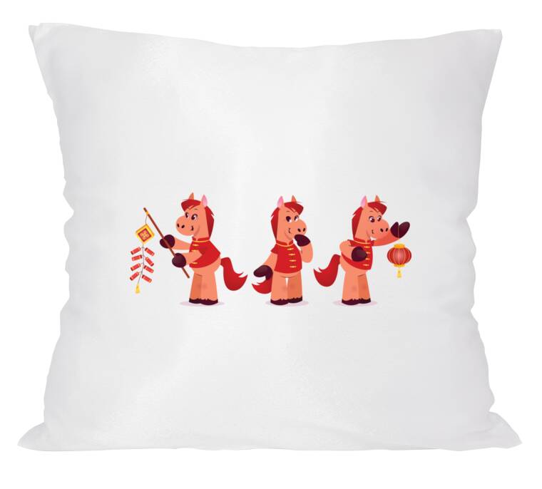 Подушки Лошадки с фонариками Подушки Лошадки с фонариками