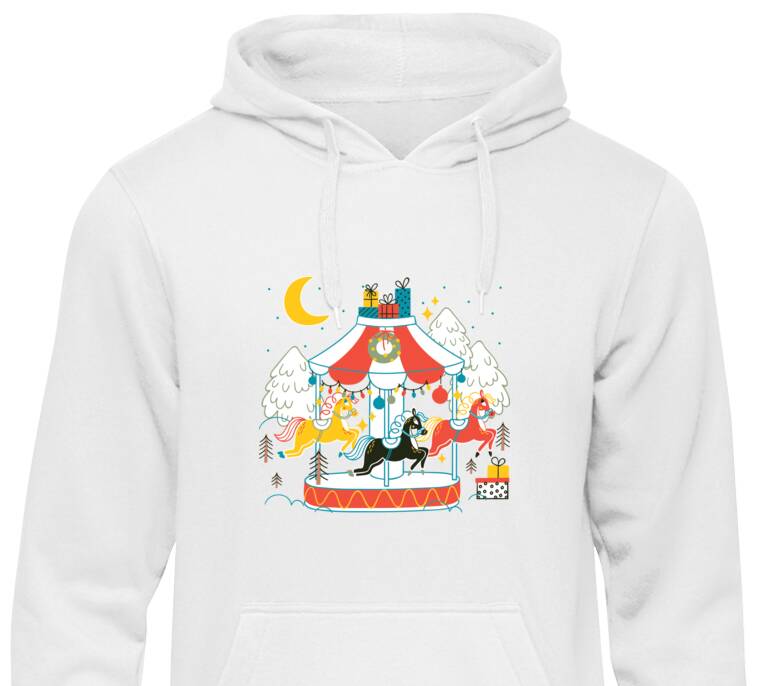 Толстовки, худи Карусель с лошадками Толстовки, худи Карусель с лошадками