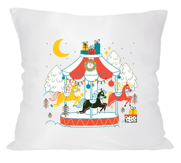 Подушки Карусель с лошадками Подушки Карусель с лошадками