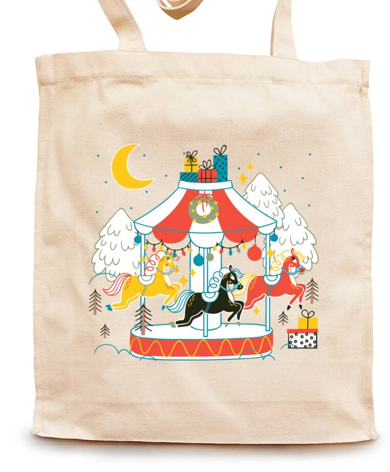 Сумки-шопперы Карусель с лошадками Сумки-шопперы Карусель с лошадками