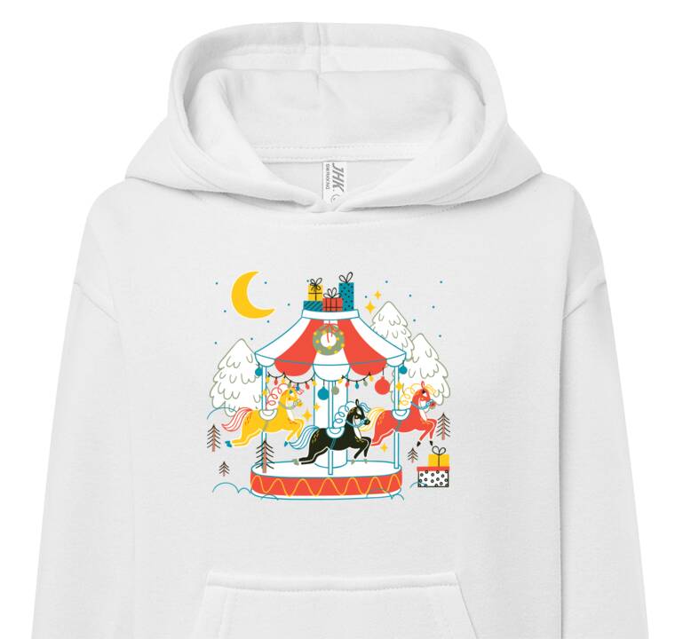 Толстовки, худи детские Carousel with horses