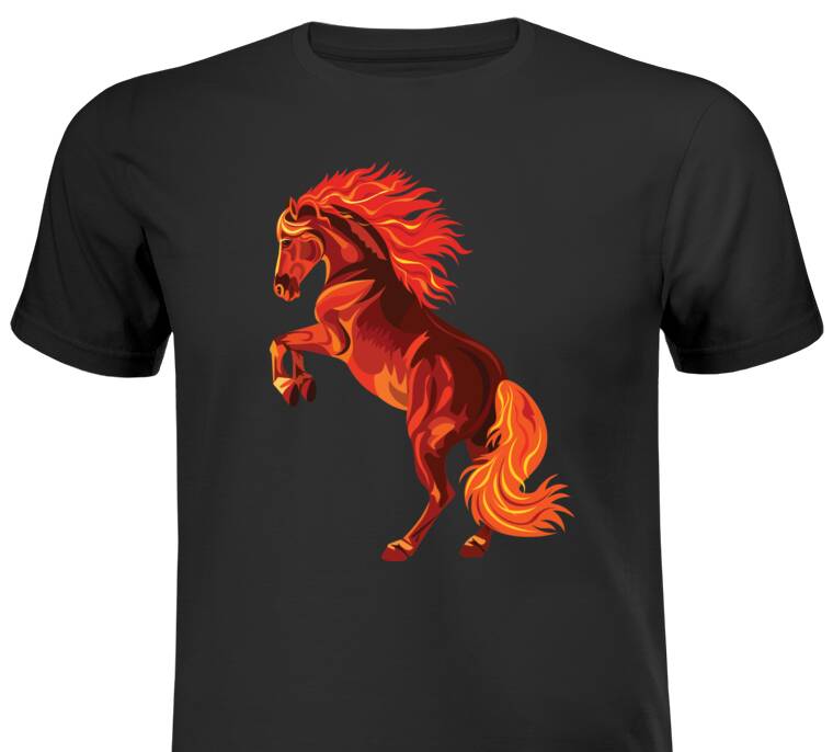 Майки, футболки оптом Огненная лошадь Майки, футболки оптом Огненная лошадь