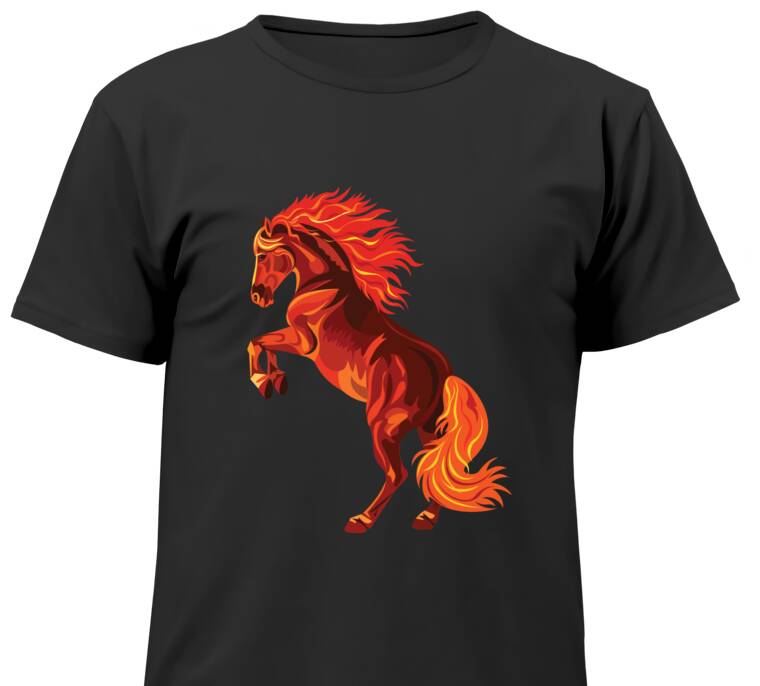 Майки, футболки детские Огненная лошадь Майки, футболки детские Огненная лошадь