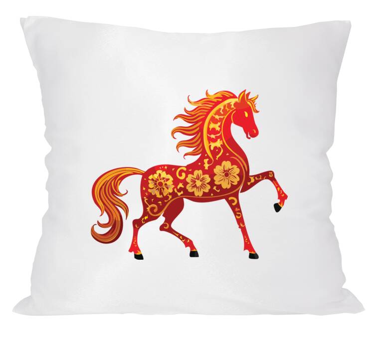 Подушки Лошадь хохлома Подушки Лошадь хохлома