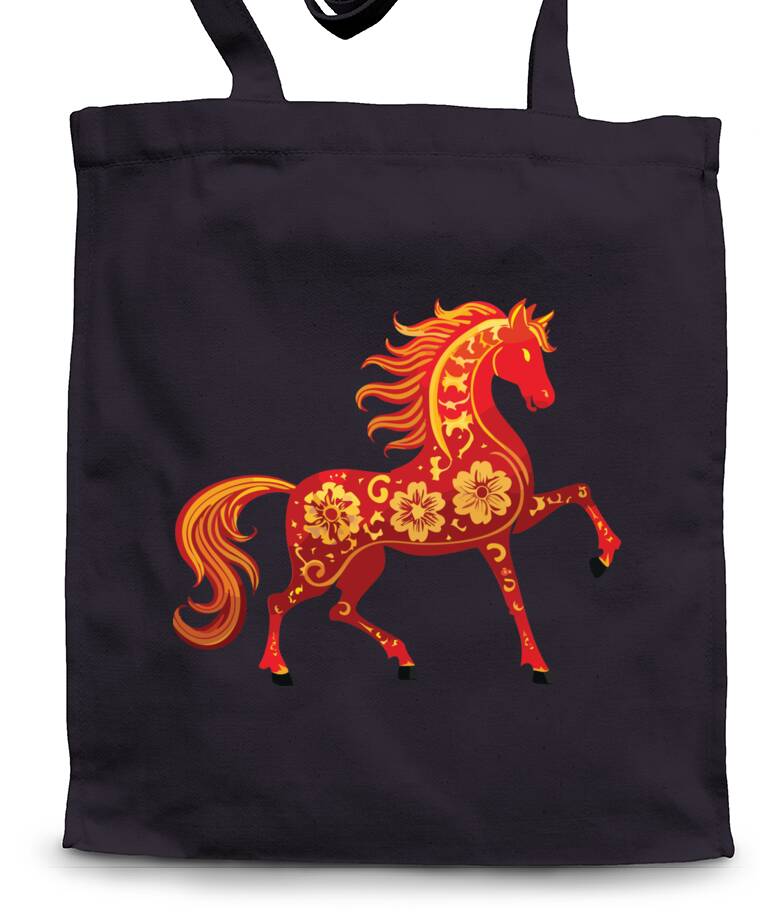 Сумки-шопперы Лошадь хохлома