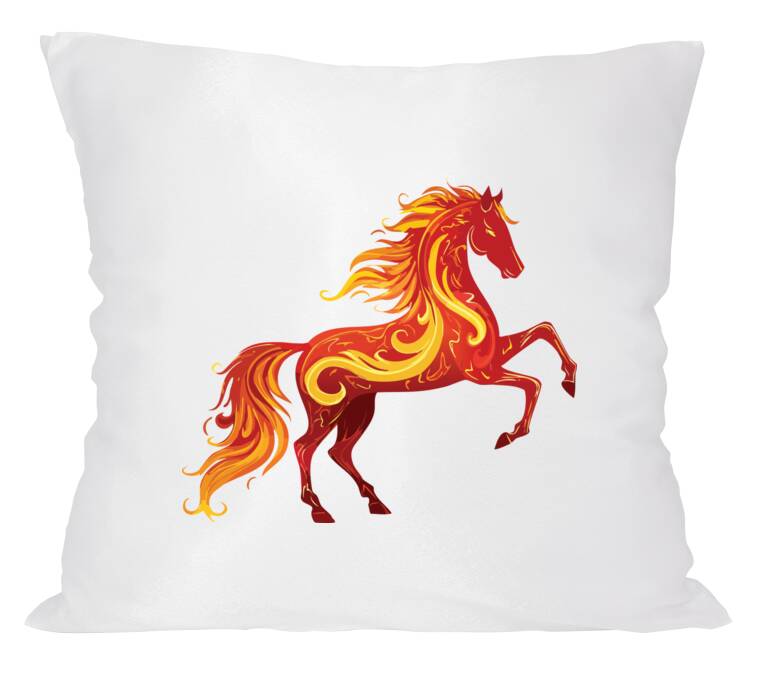 Подушки Лошадь узоры пламени Подушки Лошадь узоры пламени