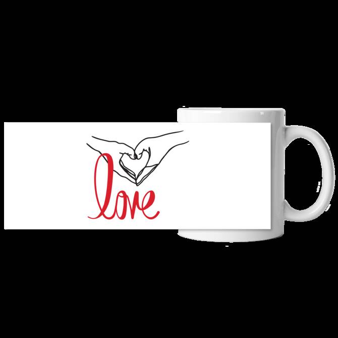 Кружки цветные Жест любви