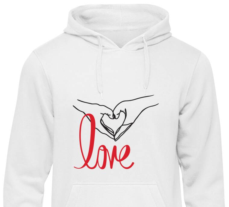 Толстовки, худи  Жест любви