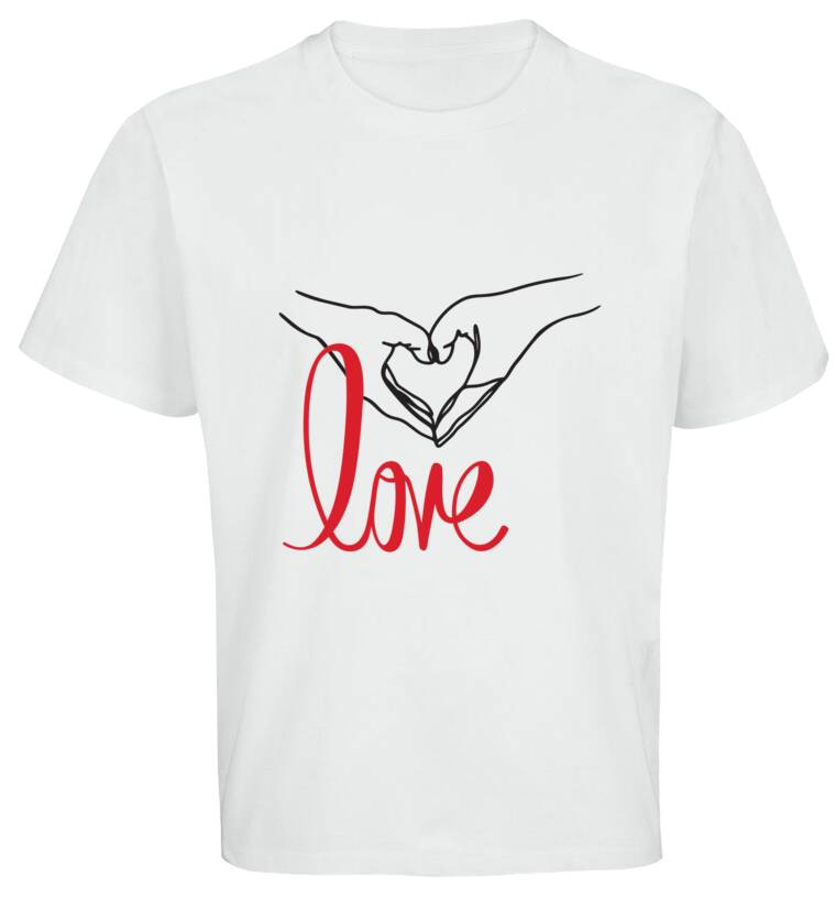 Майки, футболки оверсайз Жест любви Майки, футболки оверсайз Жест любви