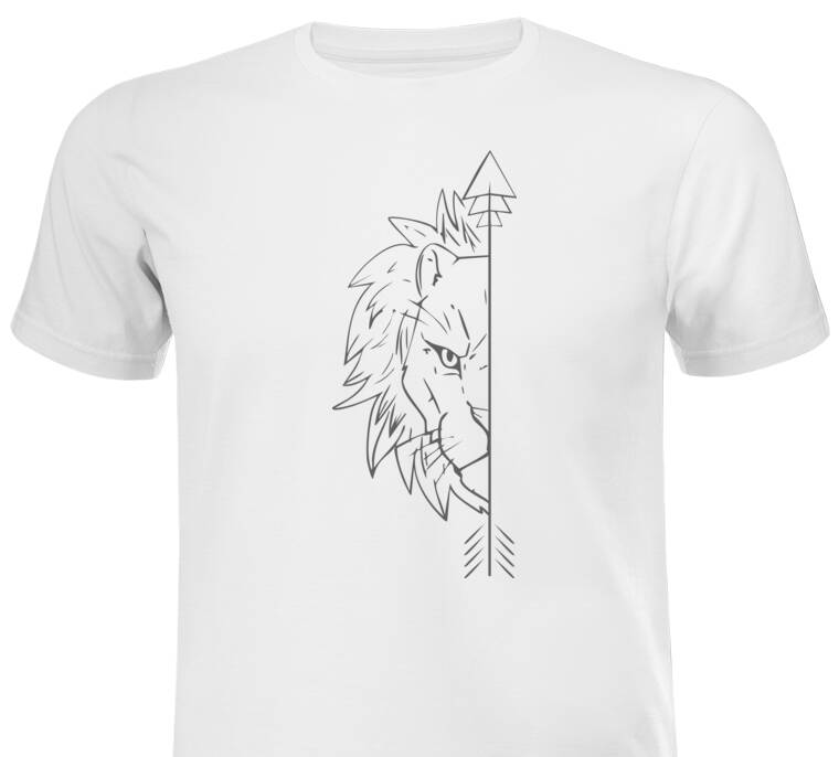 Парные майки, футболки Лев