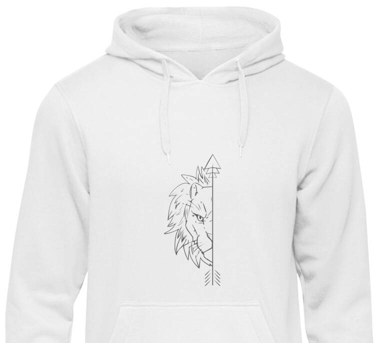 Парные толстовки, худи Лев