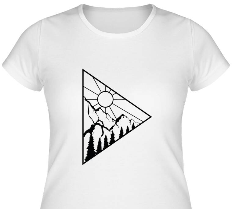 Майки, футболки женские Солнце 