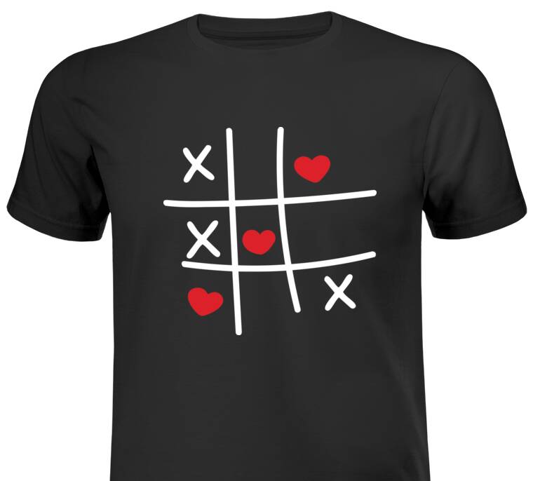 Майки, футболки с принтом Крестики-нолики 1 Майки, футболки с принтом Крестики-нолики 1