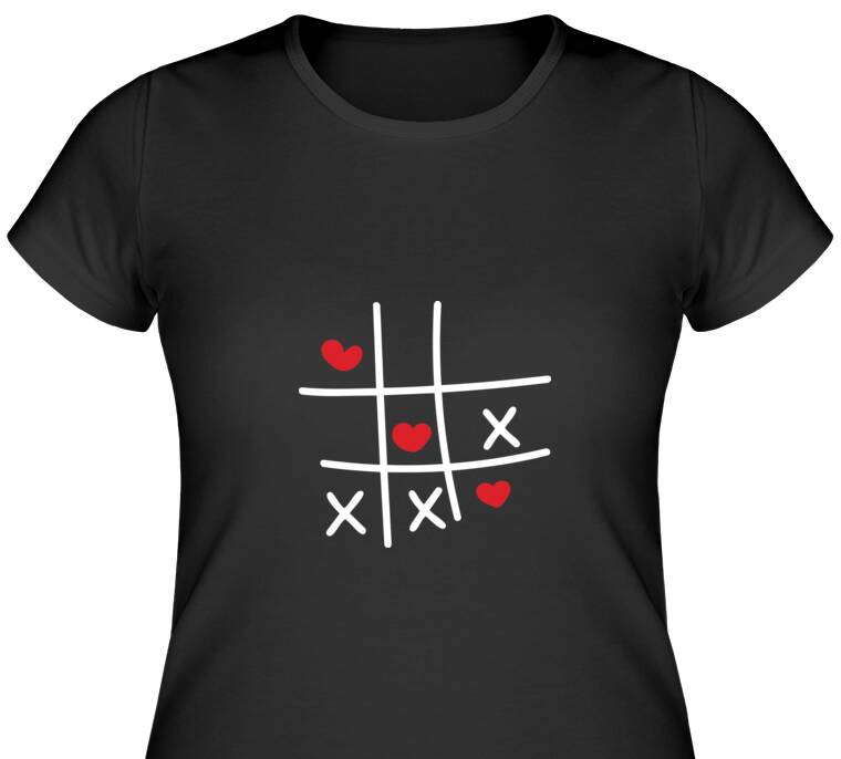 Майки, футболки женские Крестики-нолики 2 Майки, футболки женские Крестики-нолики 2