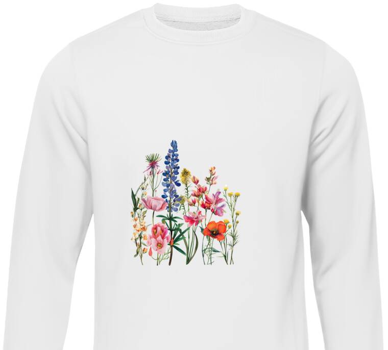 Свитшоты Акварельные букет