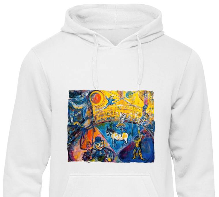 Толстовки, худи  Шагал - коты - Цирк