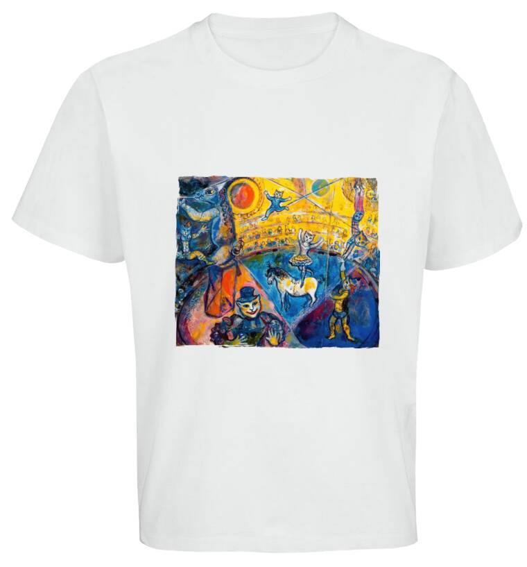 Майки, футболки оверсайз Шагал - коты - Цирк