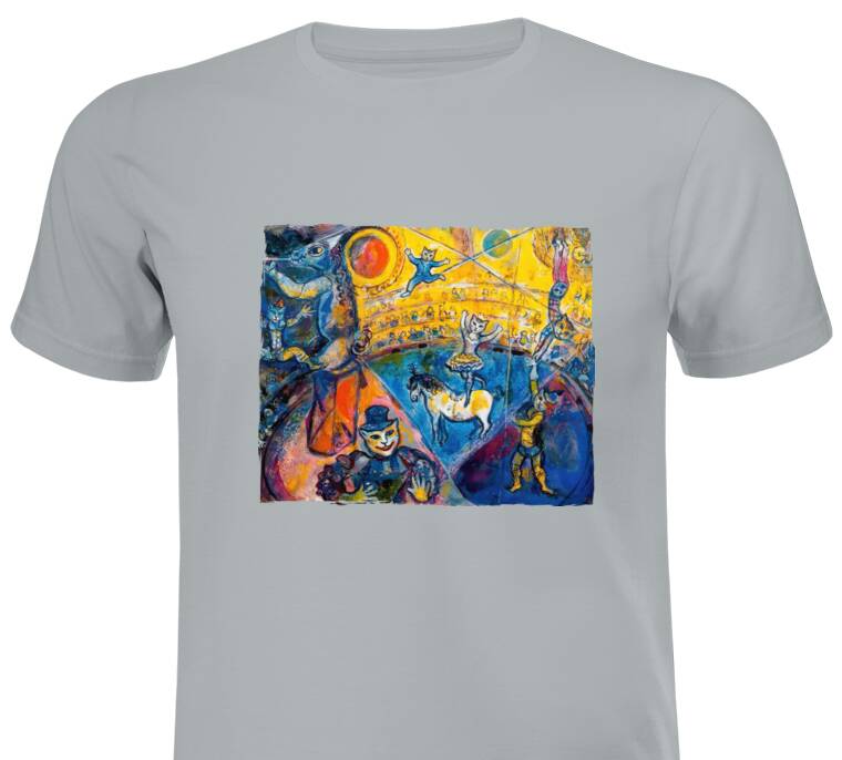 Майки, футболки оптом Шагал - коты - Цирк