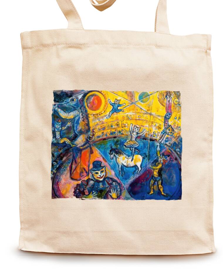 Сумки-шопперы Шагал - коты - Цирк