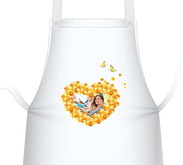 Aprons Heart of flowers