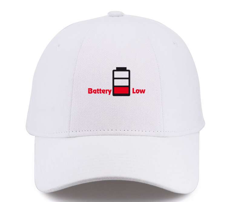 Кепки, бейсболки Премиум Battery Low